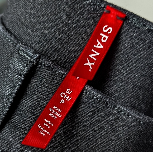 SPANX shape EveryWear Flare Jeans Black Wide Leg Small S - Picture 10 of 10